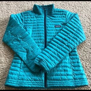 Patagonia Teal Lightweight Jacket Med